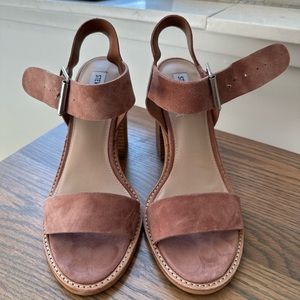Steve Madden suede sandals *brand new*